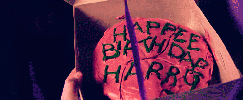 world with birthday harry potter