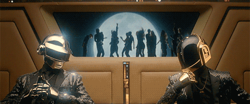 daft punk animated GIF 