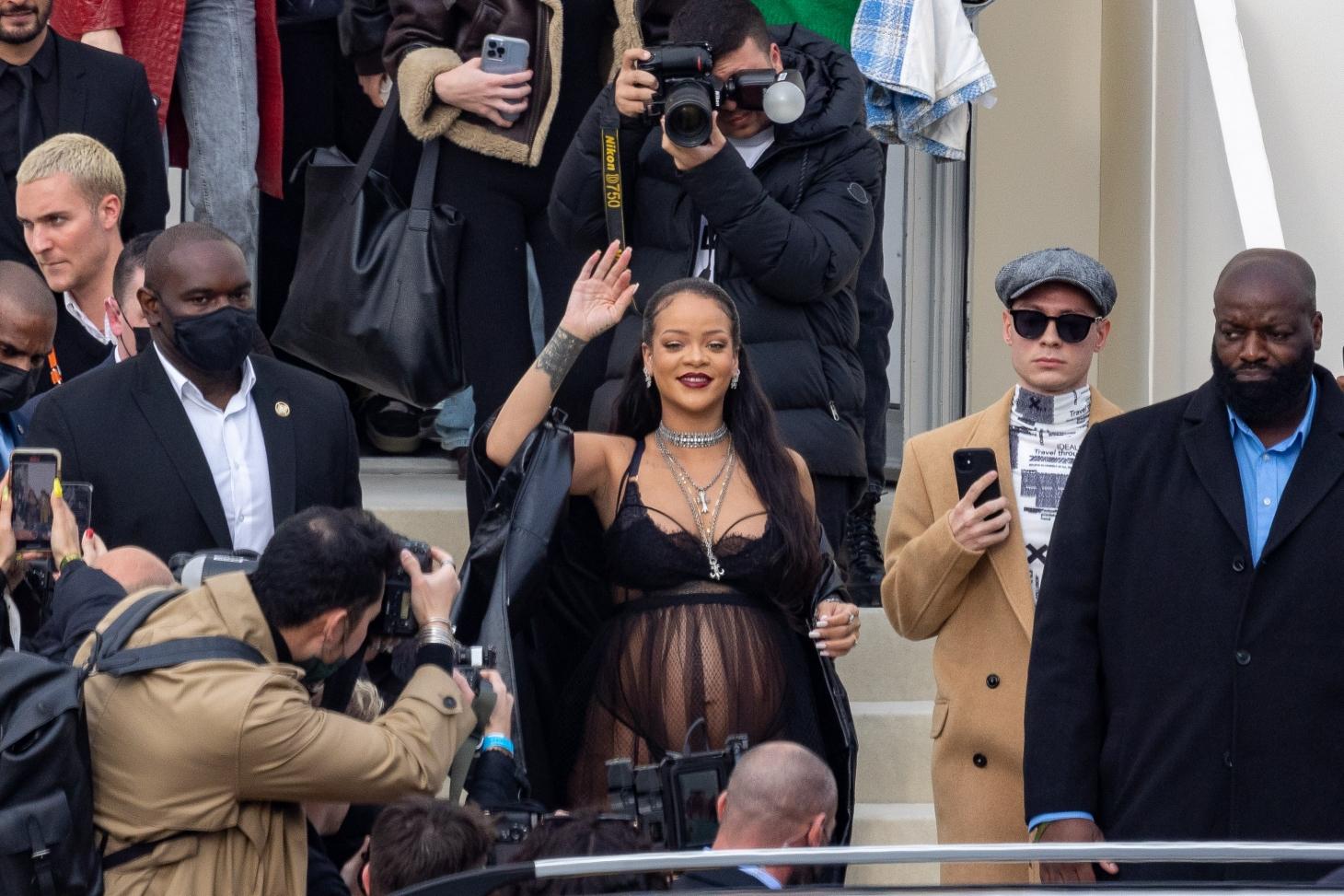 Rihanna au défilé Dior (Getty images)