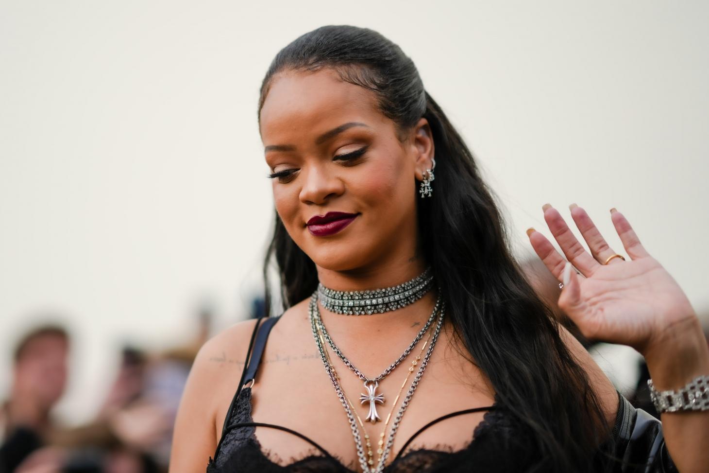 Rihanna au défilé Dior (Getty images)