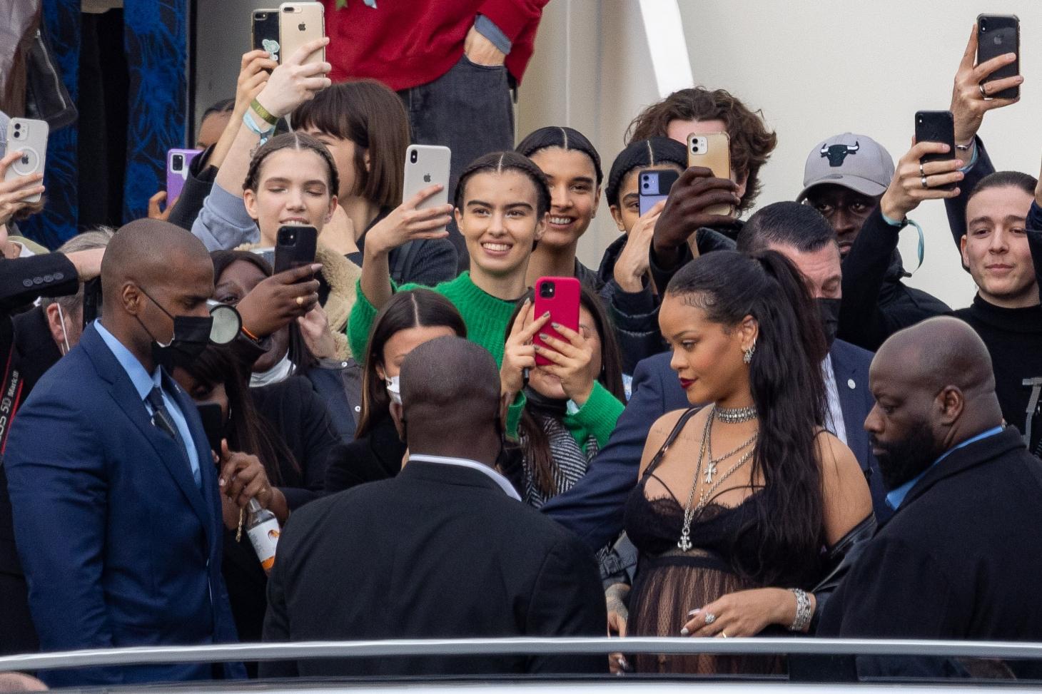 Rihanna au défilé Dior (Getty images)