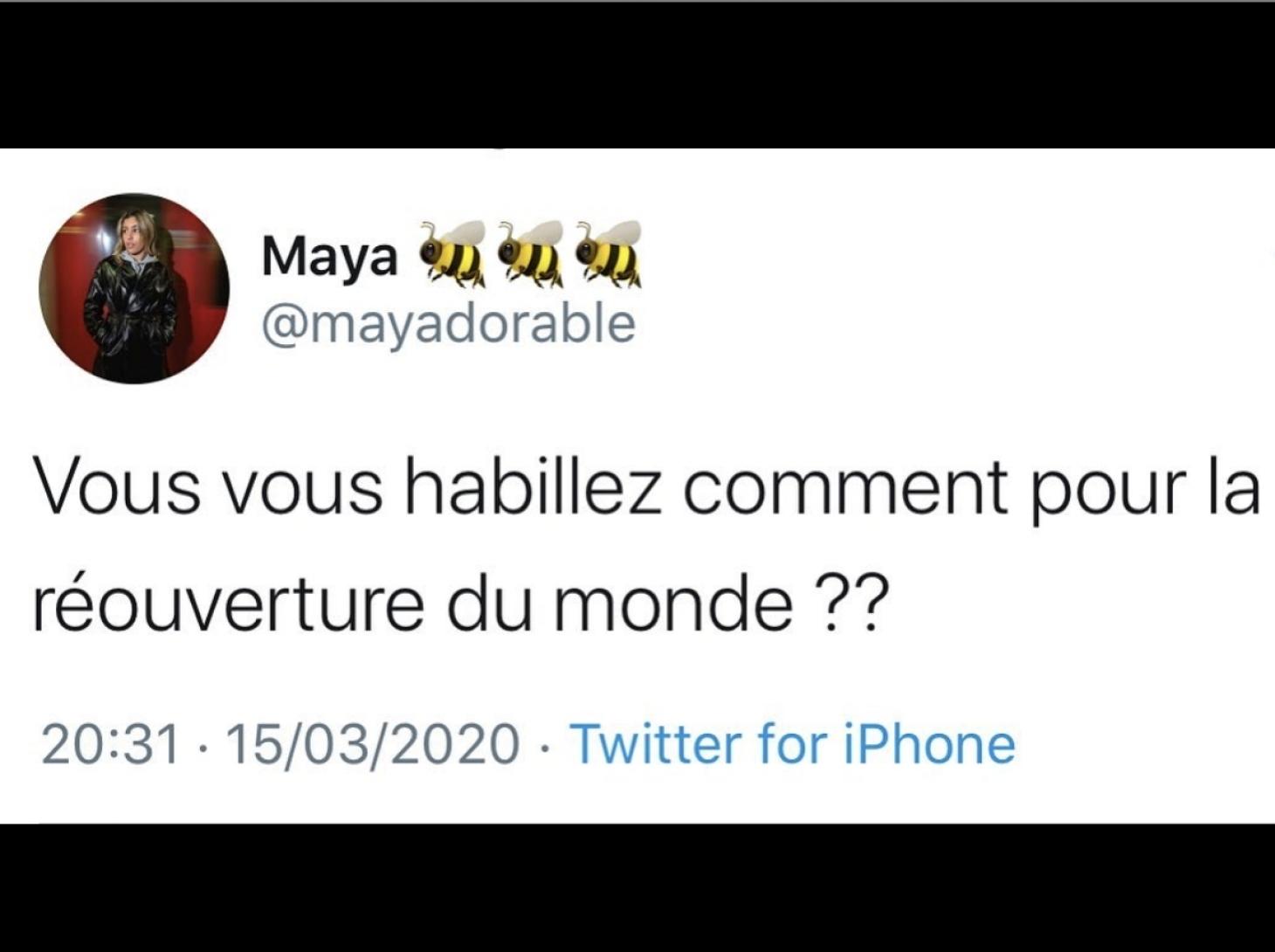 Vous avez trois semaines