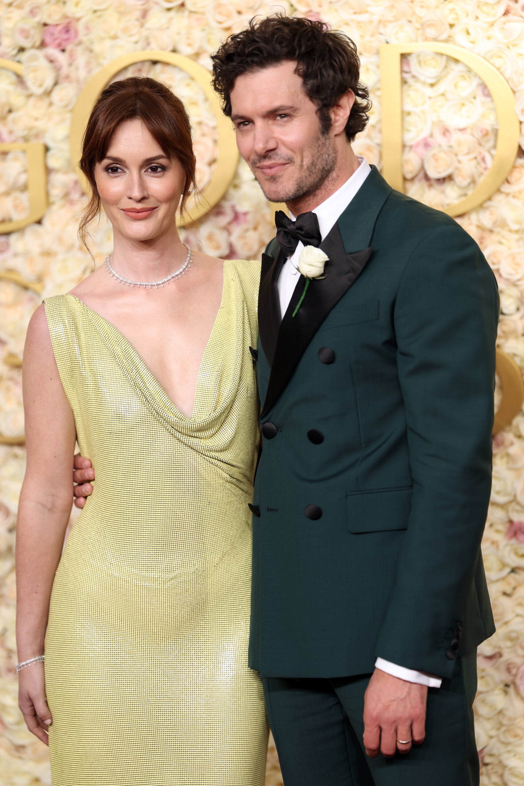Golden Globes 2025 - Leighton Meester et Adam Brody