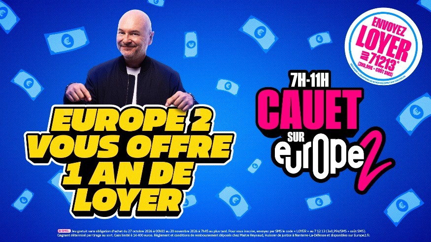 Ecoutez Europe 2 et gagnez votre loyer tous les matins !