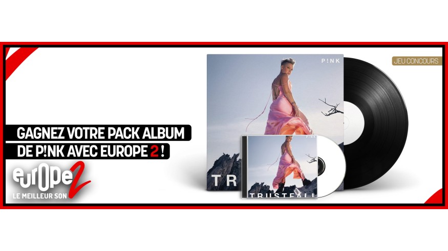 Pink dévoile TRUSTFALL, remportez votre pack Album CD + Vinyl !
