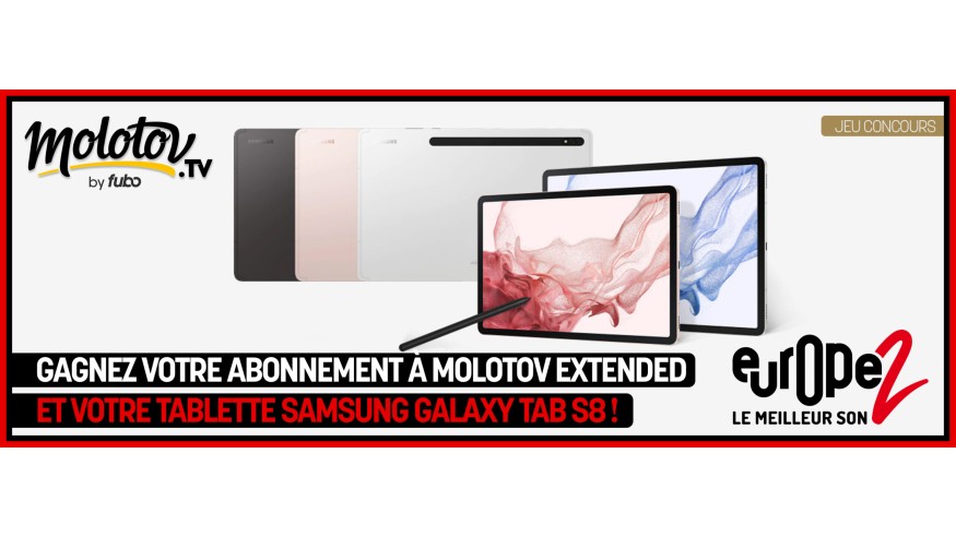 Gagnez votre abonnement d'un an à Molotov Extended !
