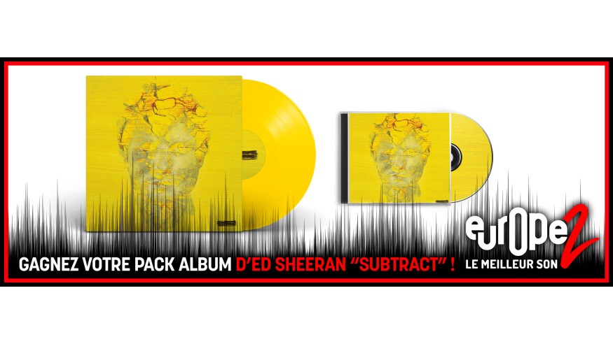 Ed Sheeran : Substract, gagnez votre Pack CD+ Vinyle !