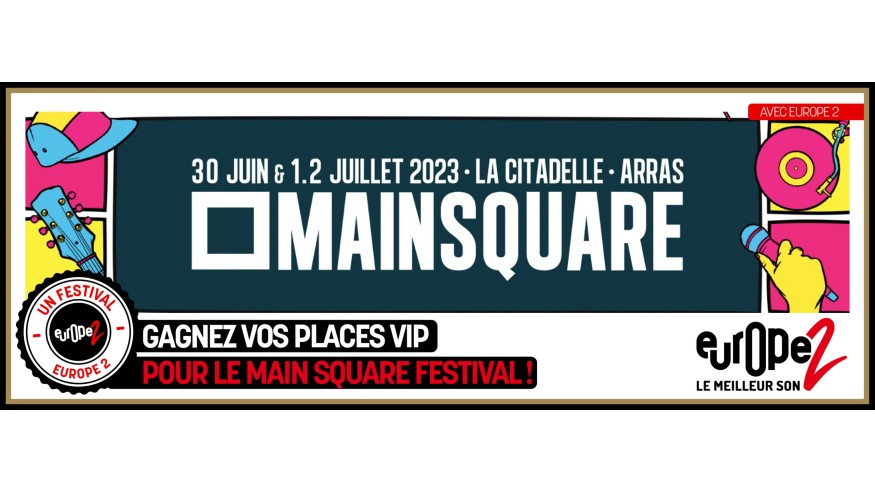 Gagnez vos pass VIP pour le Main Square Festival 2023 !