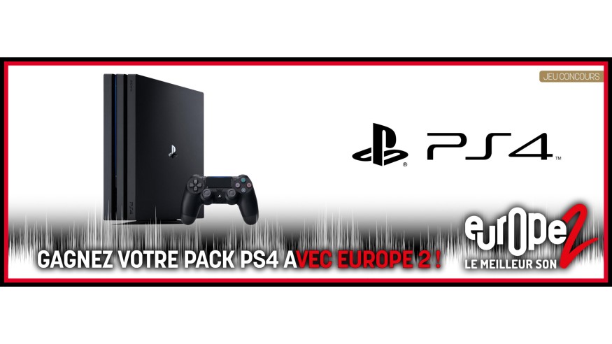 Remportez votre PS4 avec Europe 2 !