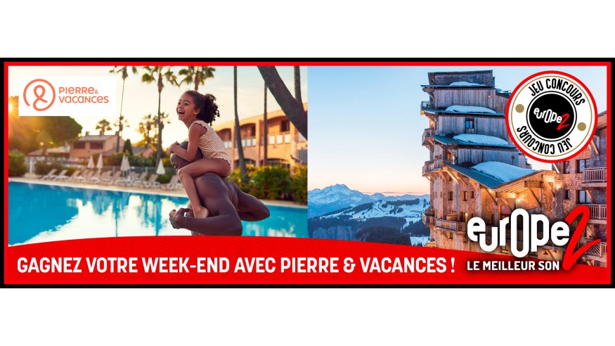 Gagnez votre week-end pour 4 personnes avec les résidences Pierre & Vacances !