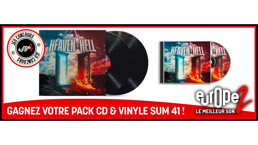 Gagnez votre pack album (CD + Vinyle) Heaven x Hell de Sum 41 !