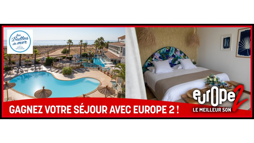 Gagnez votre séjour pour 2 personnes à l’hôtel 4 étoiles Les Bulles de Mer !