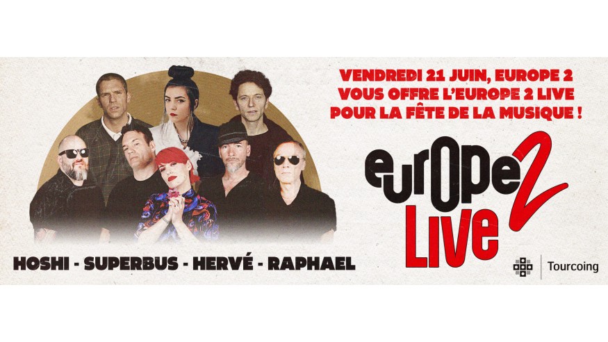 Europe 2 célèbre la Fête de la Musique avec l'Europe 2 Exclusif de Shaka Ponk !