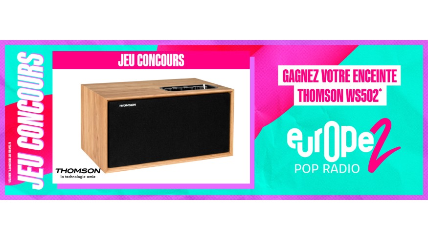 Gagnez vos enceinte Bluetooth Thomson avec Europe 2 !