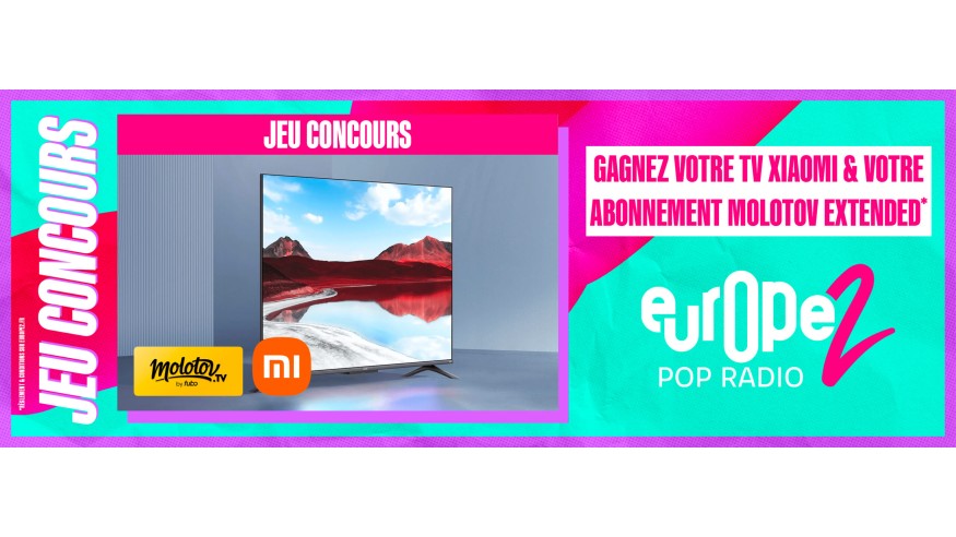 Europe 2 vous offre votre pack MOLOTOV !
