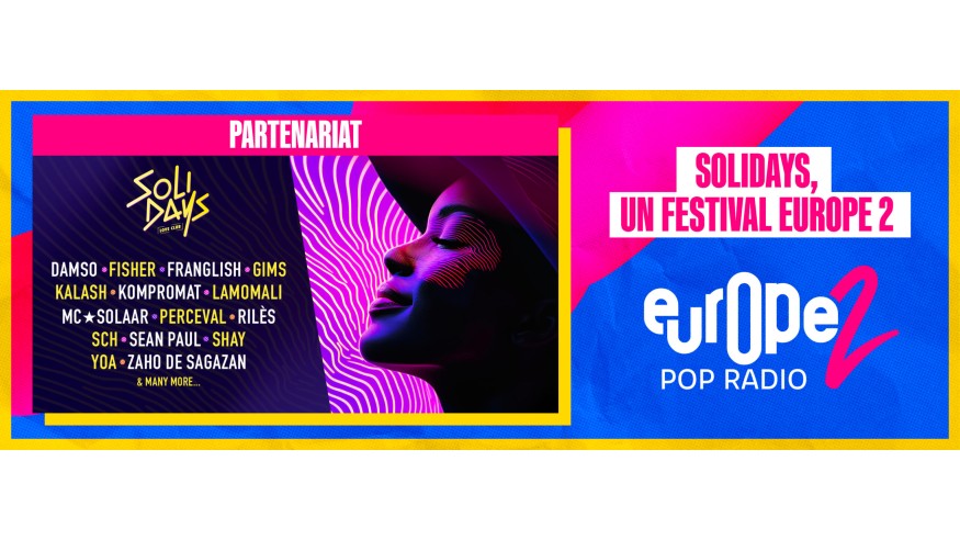 Solidays 2025 avec Europe 2, découvrez les nouveaux noms !