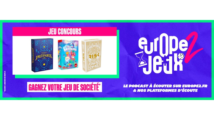 Écoutez le podcast Europe 2 Jeux et gagnez les jeux incontournables de l’été 2025 !