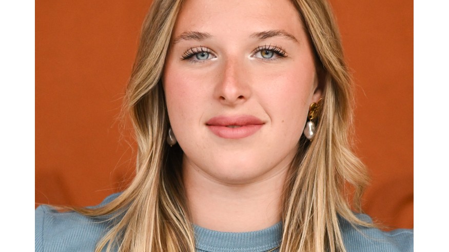 PARIS, FRANCE - JUNE 01: Helena Bailly is seen at Roland Garros on June 01, 2025 in Paris, France. (Photo by Stephane Cardinale - Corbis/Corbis via Getty Images)