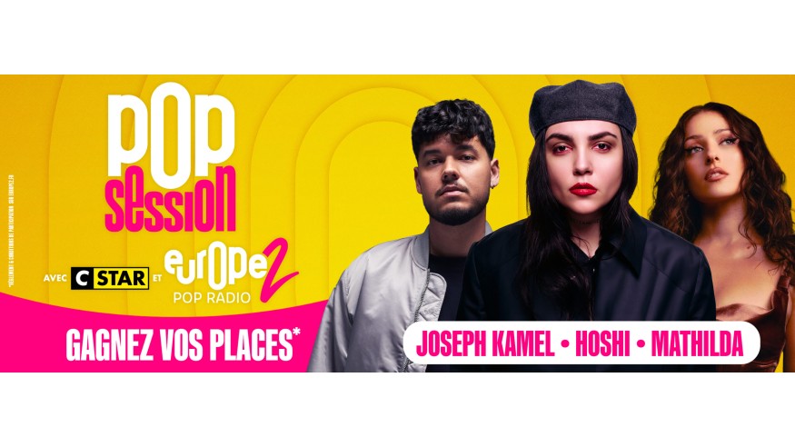 Gagnez vos invitations pour la Pop Session de Hoshi, Joseph Kamel et de Mathilda – avec…